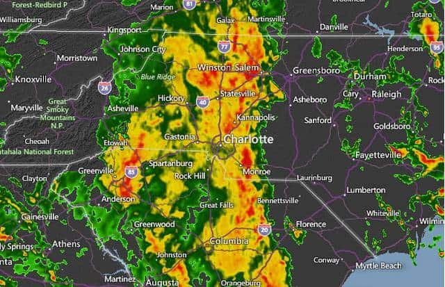 Charlotte Photography Weather Map